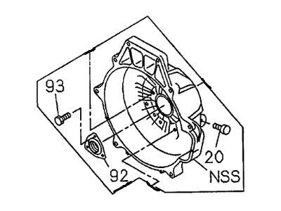 Acura 8-96041-653-0 Housing, Automatic Transmission