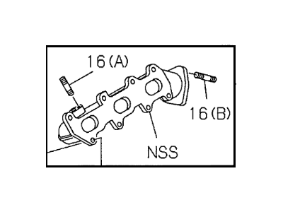 Acura 8-97167-063-1 Manifold, Driver Side Exhaust