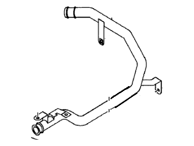 Acura 8-97222-133-0 Pipe, Driver Side Water Heater