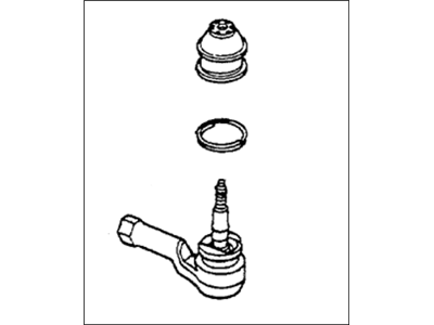 1987 Acura Integra Tie Rod End - 53540-SB2-003