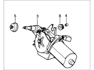 8-97085-355-2 Acura Control, Illumination Illustration 1 of 1