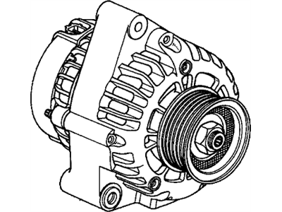 31100-P8A-A02 Acura Alternator Assembly (Delphi) Illustration 1 of 1