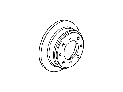 1998 Acura CL Brake Disc - 42510-S84-A50