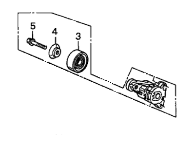 Acura 31170-P8F-A01 Automatic Tensioner Assembly