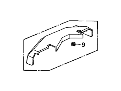 Acura 17147-P8A-A00 Cover Assembly, Intake Manifold Chamber