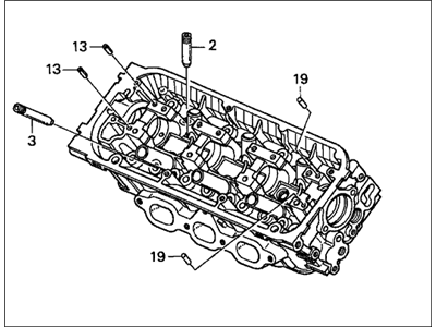 1999 Acura CL Cylinder Head - 12100-P8A-305