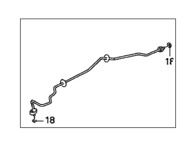 1999 Acura TL A/C Hose - 80341-S87-A01