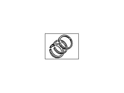 Acura SLX Piston Rings - 8-97162-198-0