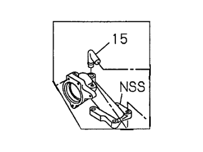 Acura SLX Thermostat Housing - 8-97031-546-3