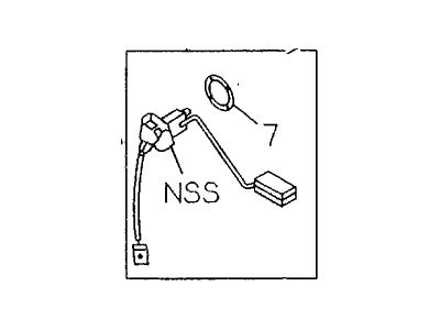 1996 Acura SLX Fuel Level Sensor - 8-97087-076-0