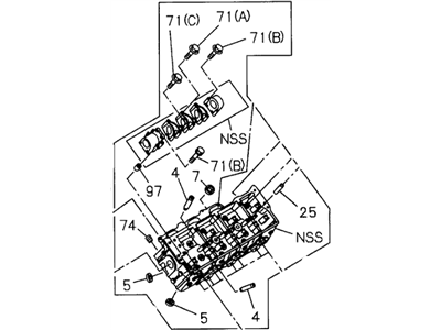 Acura 8-97137-198-0 Cylinder Head Assembly