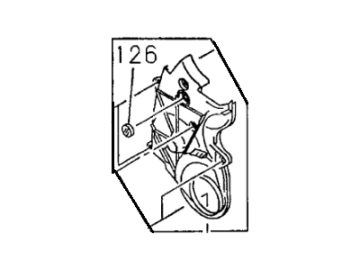 32100-TYS-A30 Acura Passenger Side Cabin Wire Harness Illustration 1 of 1