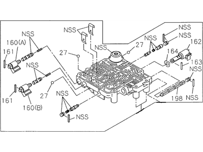 Acura SLX Valve Body - 8-96017-636-0