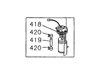 1996 Acura SLX Fuel Sending Unit - 8-97118-512-0