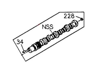 Acura 8-97110-259-1 Camshaft, Passenger Side