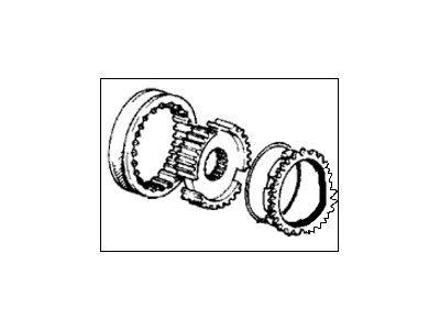 Acura 23626-PC8-315 Sleeve Set, Synchronizer (5)