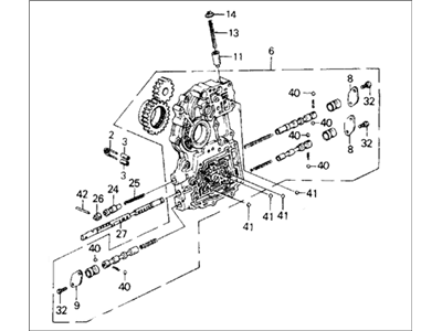 63716-SG0-300ZZ Acura Extension, Left Rear Fender (Lower) Illustration 1 of 1