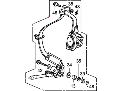 08E60-S47100 Acura Keyless Entry Illustration 1 of 1