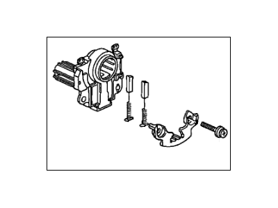 71598-SD4-000 Acura Clip, Left Rear Corner Slide (Lower) Illustration 1 of 1