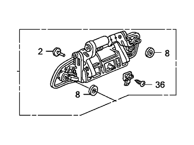 Acura 93904-36280 Screw, Tapping (6X16) 93904-36280 Acura Screw, Tapping (6X16) Illustration 1 of 1