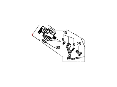 Acura 16790-5LA-A01 Fuel High Pressure Pump Assembly