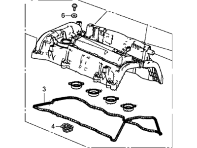 Acura 12310-RDF-A01 Engine Valve Cover