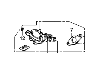 Acura TL Clutch Master Cylinder - 46925-TA0-A03