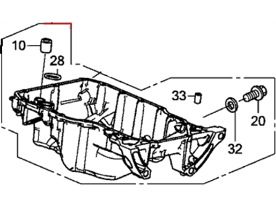 2019 Acura TLX Oil Pan - 11200-5A2-A00