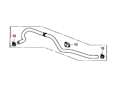 Acura 46402-T2G-A01 Tube, Master Power