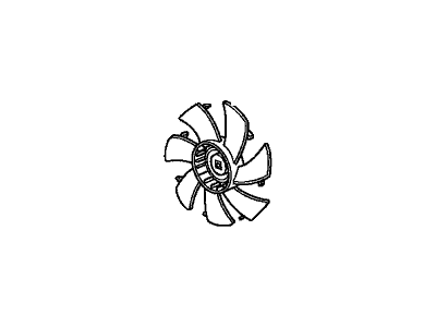 2015 Acura TLX Fan Blade - 38611-R40-A02