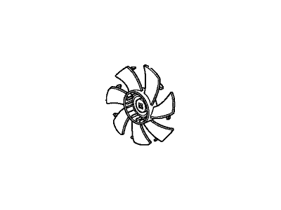 Acura TLX Fan Blade - 38611-R40-A02