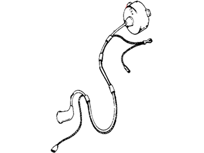 74203-SW5-A00 Acura Rubber, Rear Hood Seal Illustration 1 of 1