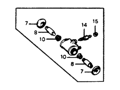 81837-SK8-A03 Acura Rail Guide Assembly, Driver Side Illustration 1 of 1