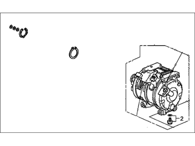 Acura 38810-RN0-A01 A/C Compressor