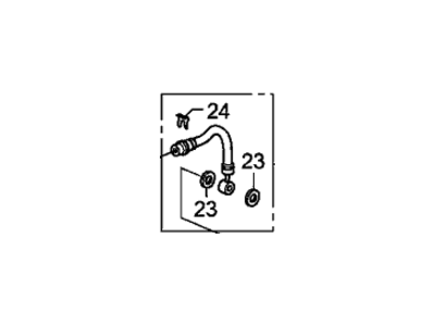 2010 Acura ZDX Hydraulic Hose - 01466-STX-A00