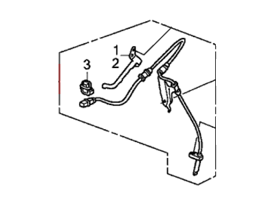 Acura 57450-STX-A01 Abs Sensor Assembly, Right Front