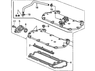 Acura 17140-RKB-013 Intake Manifold Cover (Upper)