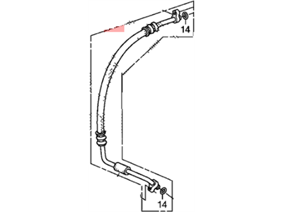 2012 Acura MDX A/C Hose - 80311-STX-A01