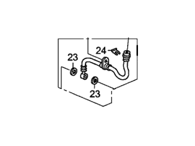 2012 Acura MDX Hydraulic Hose - 01464-STX-A01