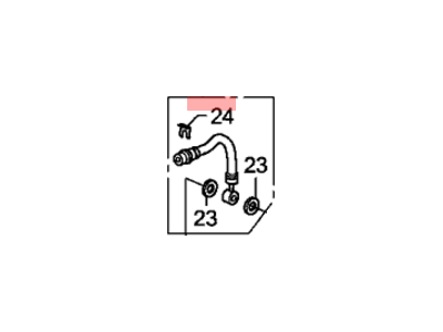 2009 Acura MDX Hydraulic Hose - 01468-STX-A00