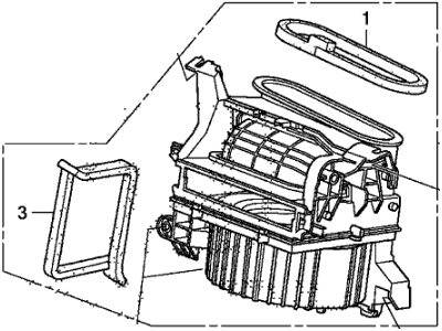 Acura 79305-TA0-A11 Blower Sub-Assembly