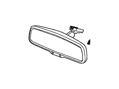 Acura 76400-TK4-A02 Rear View Mirror Assembly (Automatic Day/Night)