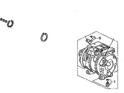 Acura 38810-R70-A01 Compressor