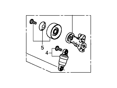 Acura 31170-5G0-A02 Automatic Tensioner Assembly