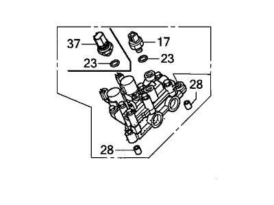 2013 Acura RDX Spool Valve - 15820-R70-A05