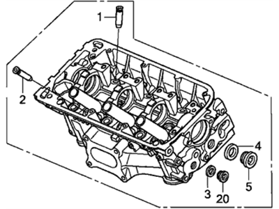 Acura RDX Cylinder Head - 12300-5G0-810