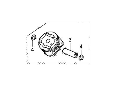 Acura Pistons - 13030-R70-A10