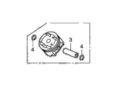 Acura RDX Pistons - 13030-R70-A10