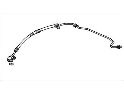 X AUTOHAUX Power Steering Pressure Hose For 2003-2007 Honda Accord 2.4L & 3.0L - OE Fit 53713-SDC-A02