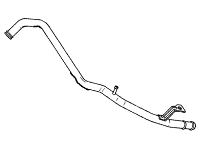 Acura 19510-RAA-A10 Heater Pipe